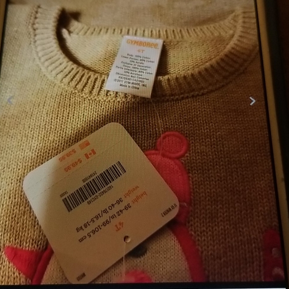 GYMBOREE WINTER STAR HEN SWEATER DRESS - Picture 5 of 8